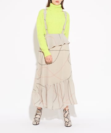 【Awfully】チュールサスペンダースカート