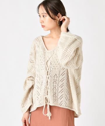 透かしJQニット