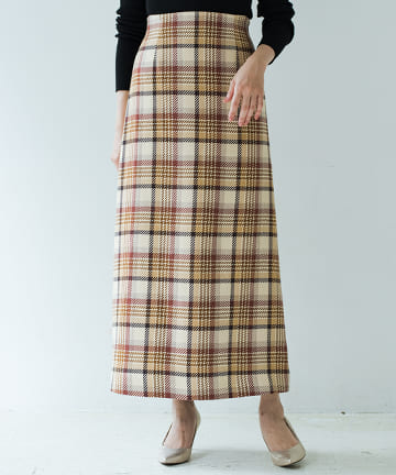 セミフレアマキシスカート