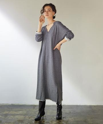 裏毛スウェットマキシワンピース【オンラインストア限定商品】