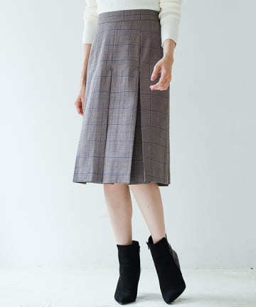 ボックスプリーツスカート