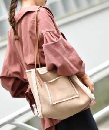 EC限定 ムートンリバーシブルバッグ