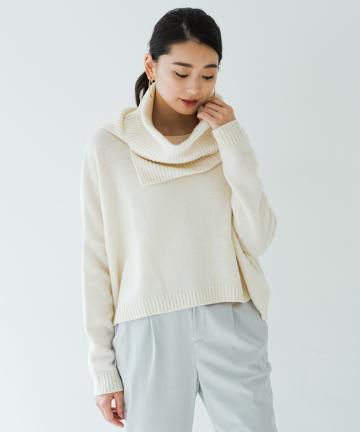 スヌードセットニット