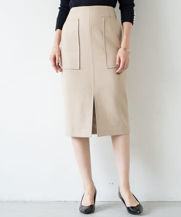 ウールタイトスカート