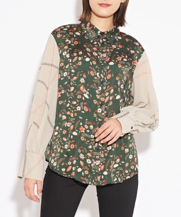 【Awfully】チュールガーデンブラウス