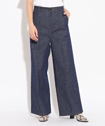 【Awfully】センターシームデニムパンツ