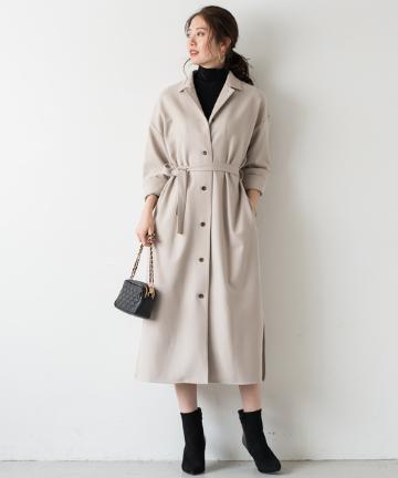 ウォームシャツワンピース