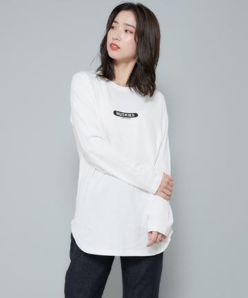 HUSKIESロゴプリントロンTee