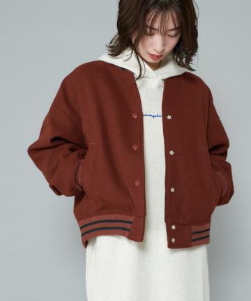 ショート丈スタジャン