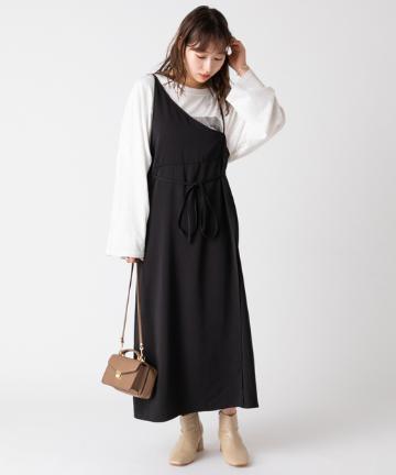 NEW　ワンショルキャミワンピース