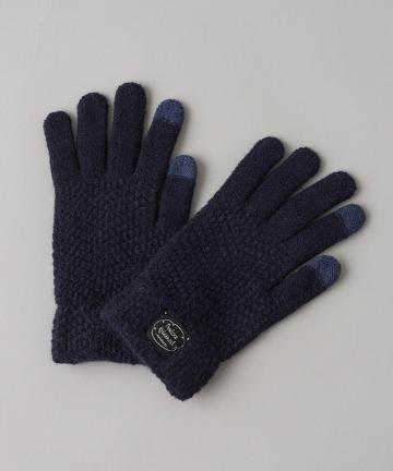 スマホ対応無地手袋