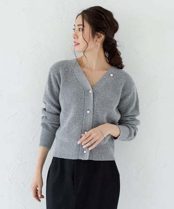 パールボタンカーデ