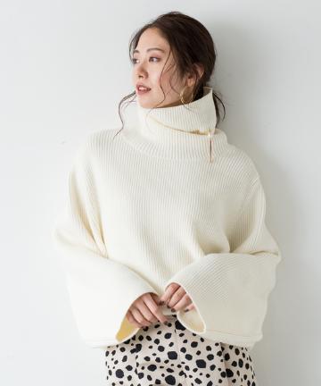 パールピンタートルニット