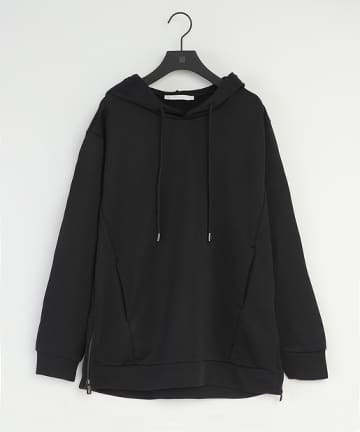 サイドジップ切替フーディー＋
