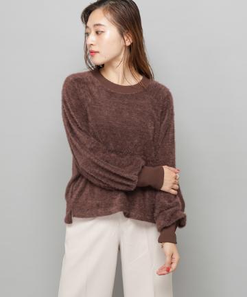 カットフェザーショートプルオーバー