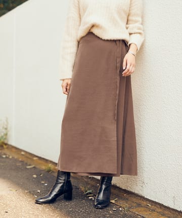 ラップロングスカート