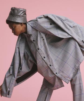 【JieDa/ジエダ】チェックオーバーシャツ