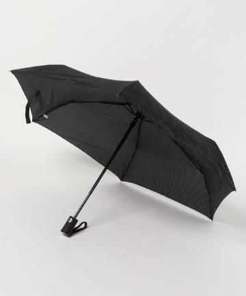 自動開閉ピンストライプ折りたたみ傘 55cm