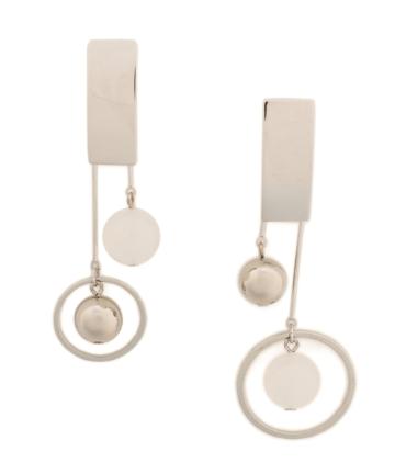 アシメデザインピアス