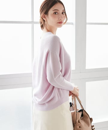 【再値下げ】ウール100バックボリュームニット