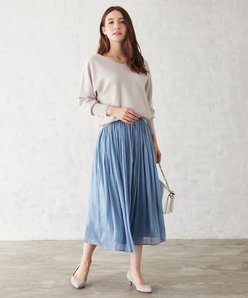 【手洗い可】リキッドスカート