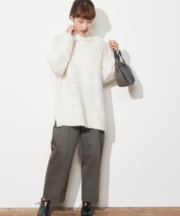【日本製】【cotton】センタープレスパンツ