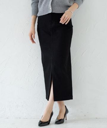 【COEL×YANUK】スリットデニムロングスカート