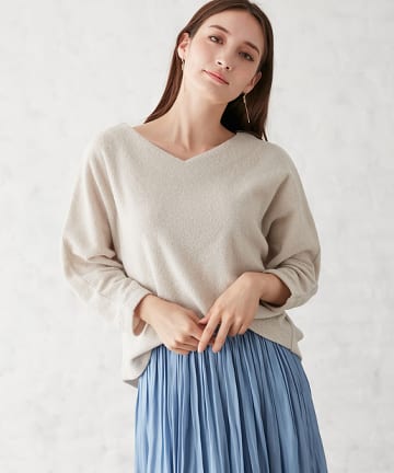 【再値下げ】ウールリングドルマンカットソー