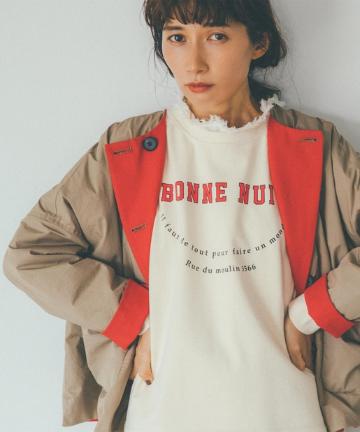 ノーカラー2重ジャケット