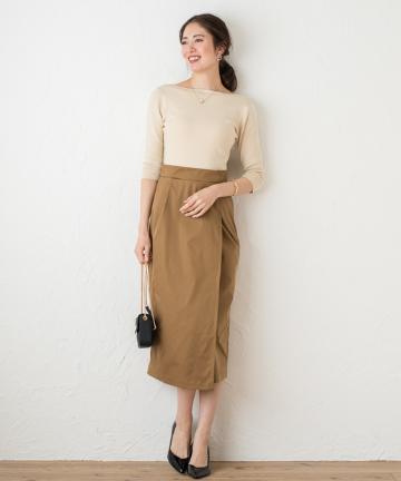 ニットドッキングワンピース