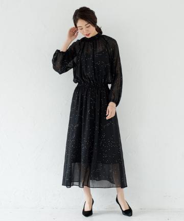 スターシフォンワンピース