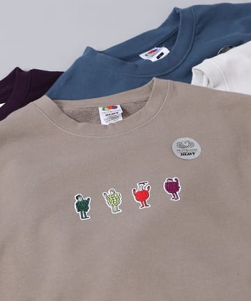 【FRUIT OF THE LOOM】別注ワッペンスウェット