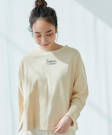 【cotton100％】ロゴプリントプルオーバー