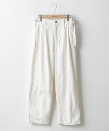Corduroy sidebeltpants