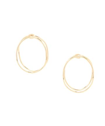 ダブルリングピアス