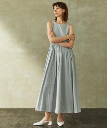 【MARIHA】コットンロングワンピース/夏のレディのドレス（別注）