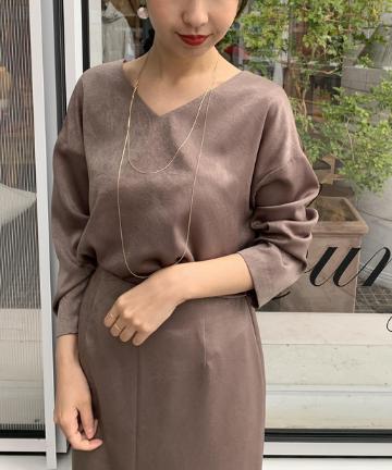 ヴィンテージサテンブラウス