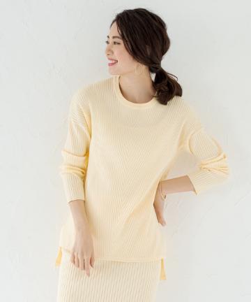 ワイドリブプルオーバー