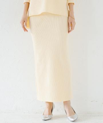 ワイドリブスカート