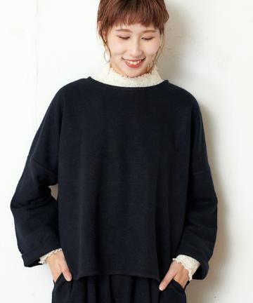 サカリバ起毛クルーネックプルオーバー