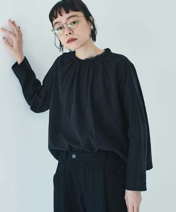 【kanocoさん着用】襟レースブラウス