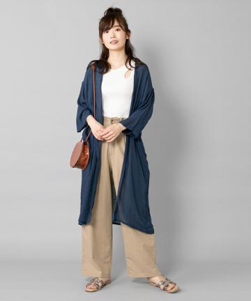 prose verse(プロズヴェール) スラブロングカーディガン