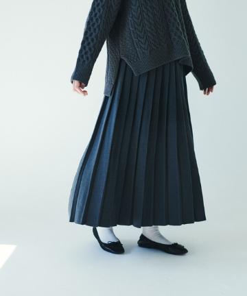 【kanocoさん着用】ニットプリーツスカート