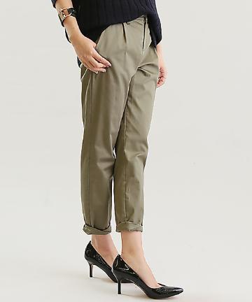 裾ねじりパンツ