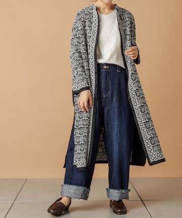パネル刺繍前アキワンピース