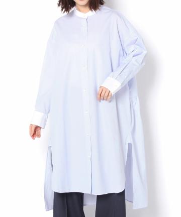 【HERITANOVUM】ロングシャツBL