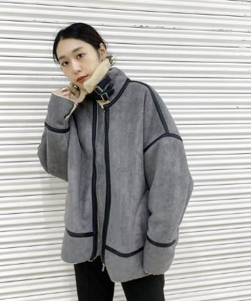 フェイクムートンボリュームBIGジャケット