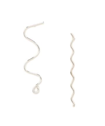 ラインアシメピアス