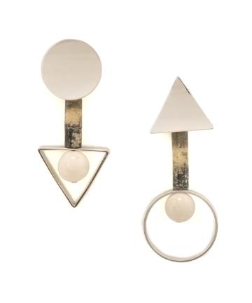 サークルトライアングルピアス