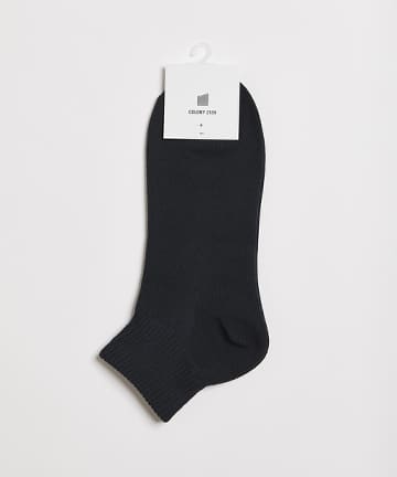 無地クォーターソックス（MENS)/靴下